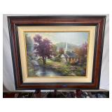 Thomas Kinkade Chapels Of Nature III Lithograph