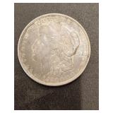 1921 Morgan silver dollar