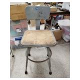 Metal shop chair