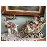 Fitz & Floyd Enchanted Holiday Santa Sleigh Soup