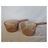 3- Corning Ware Vision Pots