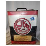 Pe-Kay Petroleum Products tin, empty