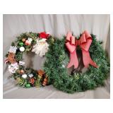 2- Christmas wreaths 15', 17'