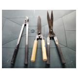2- Hedge shears, brush loppers