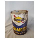 Sunoco Sun Motor Oil Tin quart size