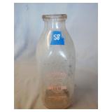 Producers Creamery Quart Milk Bottle