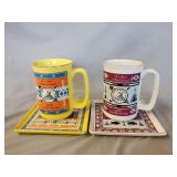 2- St. Labre Indian School Friends Society Mugs