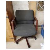 Cloth rolling desk chair