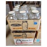 Quart size canning jars