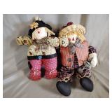2- Scarecrow decor pieces