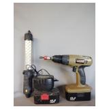 Craftsman 18V drill and work light