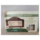 Garden Sensations Solar House Marker