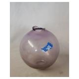 Amethyst colored Lightning rod ball