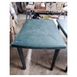 Green plastic table 55'x29'x33'
