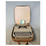 Smith Corona Skywriter typewriter in case