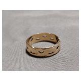 14KT gold ring, unknown size