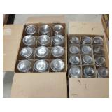 Pint and quart sized canning jars