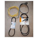 A77 belt, 265-188 belt, appliance cord