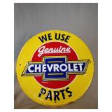 Chevrolet Metal Sign 11'