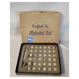 Craftool Co. Alphabet Set
