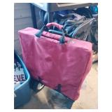 Foldable red wagon