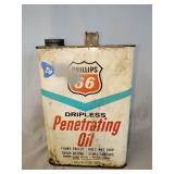 Phillips 66 Penetrating Oil Can, Empty