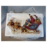 Enchanted Santa Sleigh, New In Box