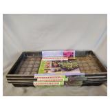 3- Jiffy Greenhouse 72 Count Trays