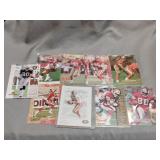 Steve Young, Joe Montana, Jerry Rice NFL cards