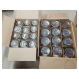 Quart and pint size canning jars