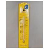John Deere metal thermometer 13'