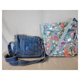 Aocina denim purse, Vera Bradley bag-some stains