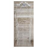 Four tier metal folding shelf 21.5'x11.5'x67'