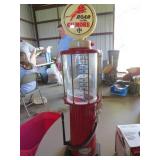 Gilmore Gas Pump Replica and Ertl Farmall Cub Trac