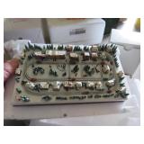 Thomas Kinkade Christmas Miniature Village and Orn