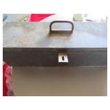 Metal Storage Boxes with Hinged Lids and Handles