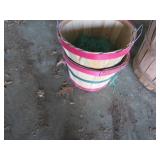 Wooden and Metal-Handled Baskets