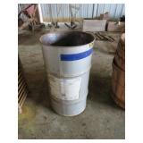 Steel Drum Marked with Mobil Oil Logo