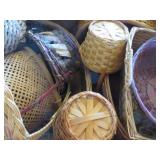Woven Baskets in Various Styles and Sizes