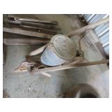 Cole Mfg Co. Metal Seeder/Fertilizer with Wooden C