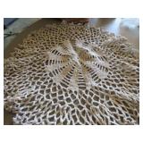 Handmade Crochet Doilies and Yarn Balls