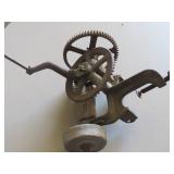 Vintage Hand-Crank Gear-Driven Sharpener Tool