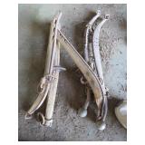Wooden and Metal Horse Yokes with Hardware
