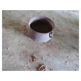 Rustic Cast Iron Ring with Handle Loop