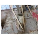 Vintage Seed Planter with Wooden Handles and Metal