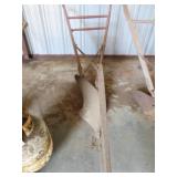 Wooden and Metal Single-Blade Horse-Drawn Plow