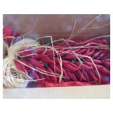 Decorative Faux Chili Pepper Garland and La Cocina