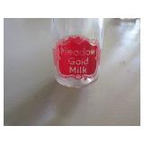 Vintage Half Pint Dairy Milk Bottles with Assorted