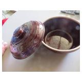 Marcrest Oven-Proof Stoneware Casserole with Lid