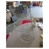 Three-Tier Hanging Wire Basket with Chain